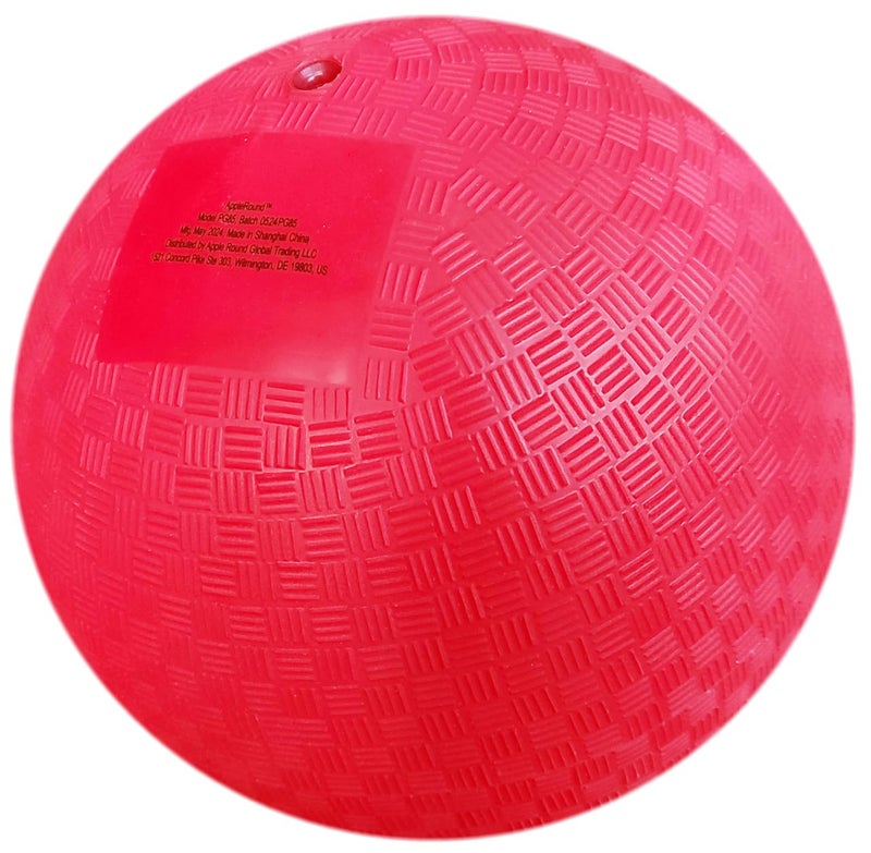 AppleRound 8.5-inch Dodgeball Playground Balls, Pack of 4 Balls with 1 Pump, Official Size for Dodge Ball, Handball, Camps and Schools (Multicolor) - Image 2